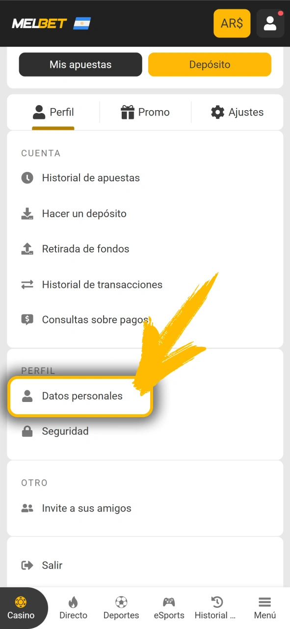 Verifica tu identidad para jugar seguro en Melbet oficial Argentina.