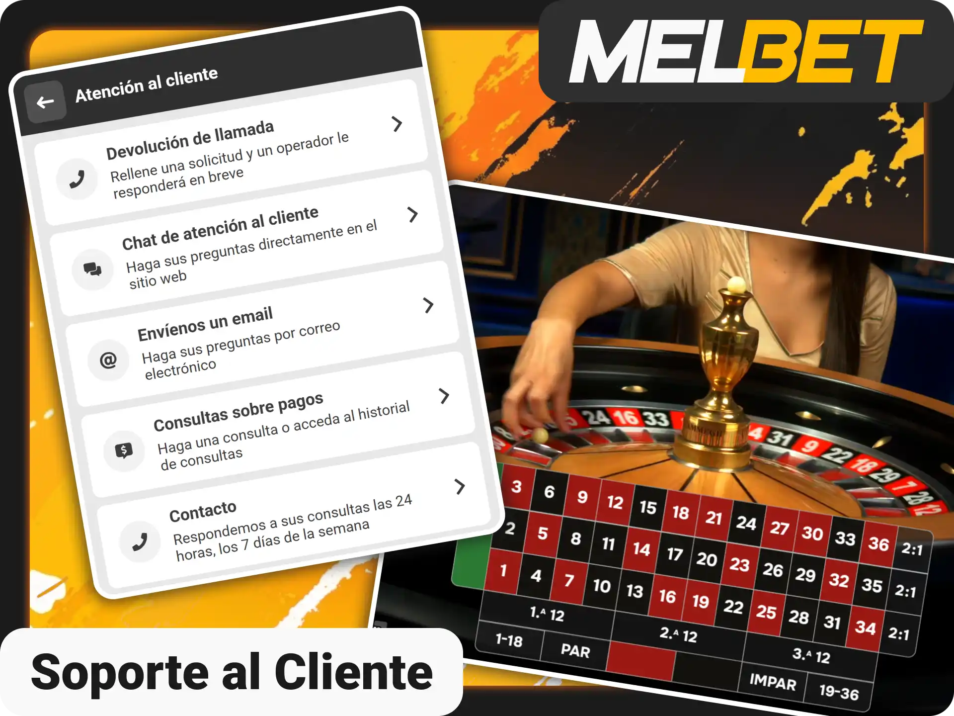 Contacta al servicio de soporte al cliente de Melbet oficial.