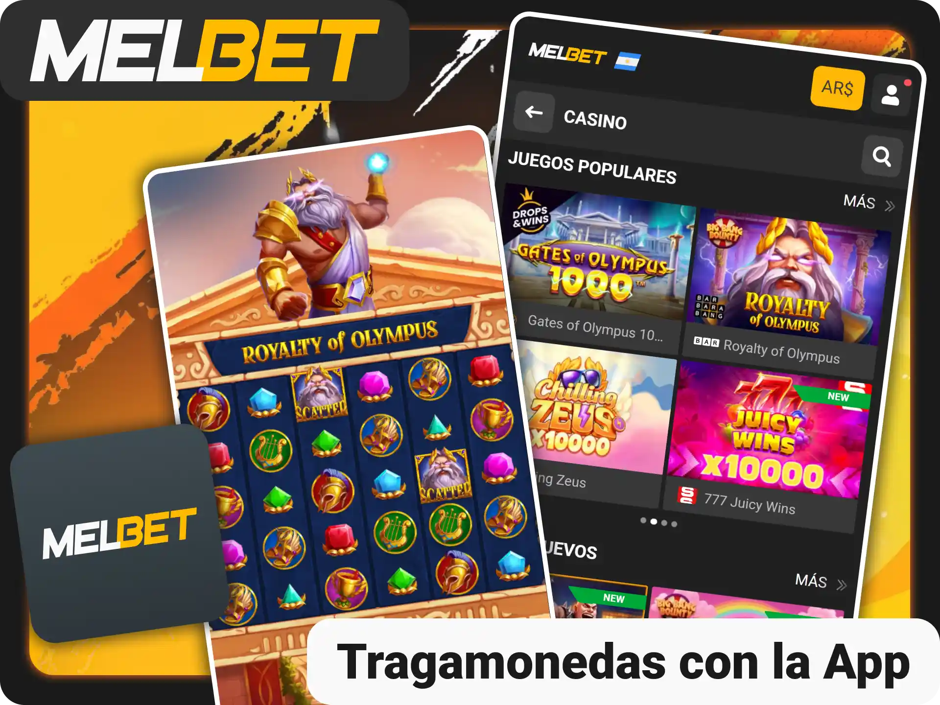 Descarga la aplicación móvil y juega tragamonedas en Melbet oficial.